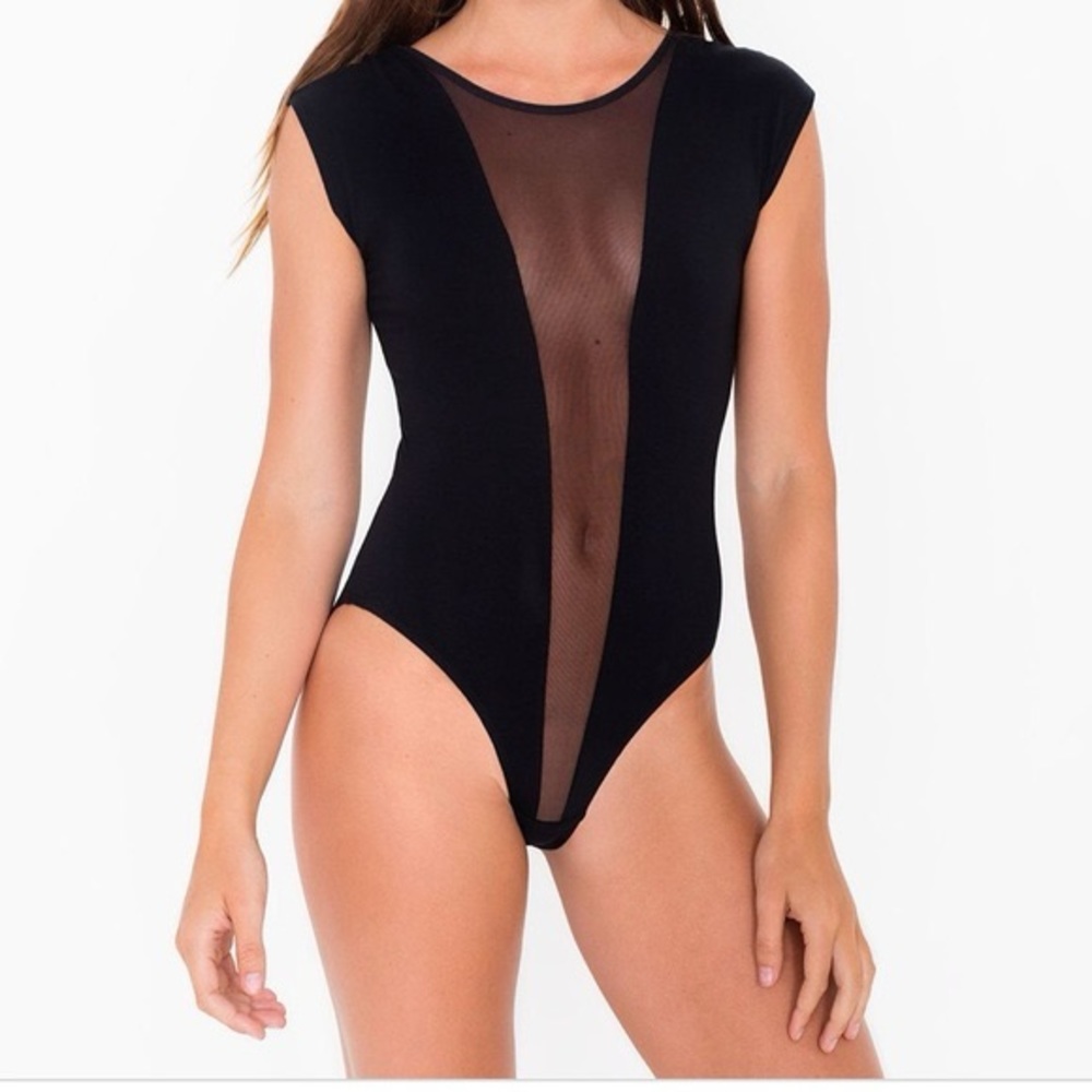 American Apparel mesh bodysuit